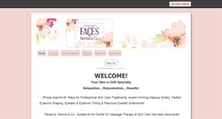 Desktop Screenshot of facesbysienna.net