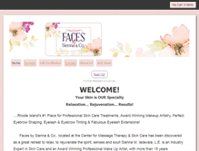 Tablet Screenshot of facesbysienna.net